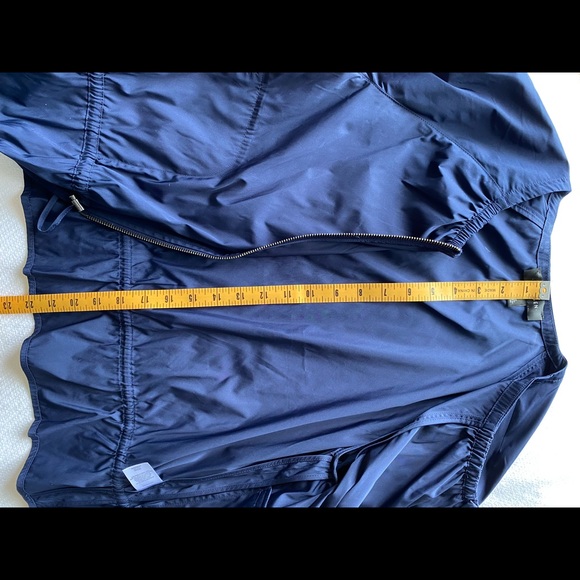 Halogen Women’s Jacket / Peacoat w/ Front Zipper, Drawstring at Waist, Navy, Sm - Picture 9 of 10